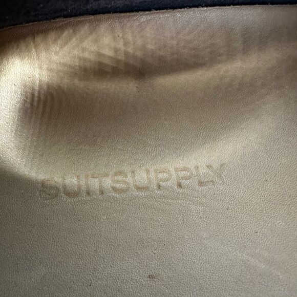 SuitSupply Dark Brown Italian Calf Suede Slip-On Loafers Shoes Sz 12 / 45 - Picture 10 of 10